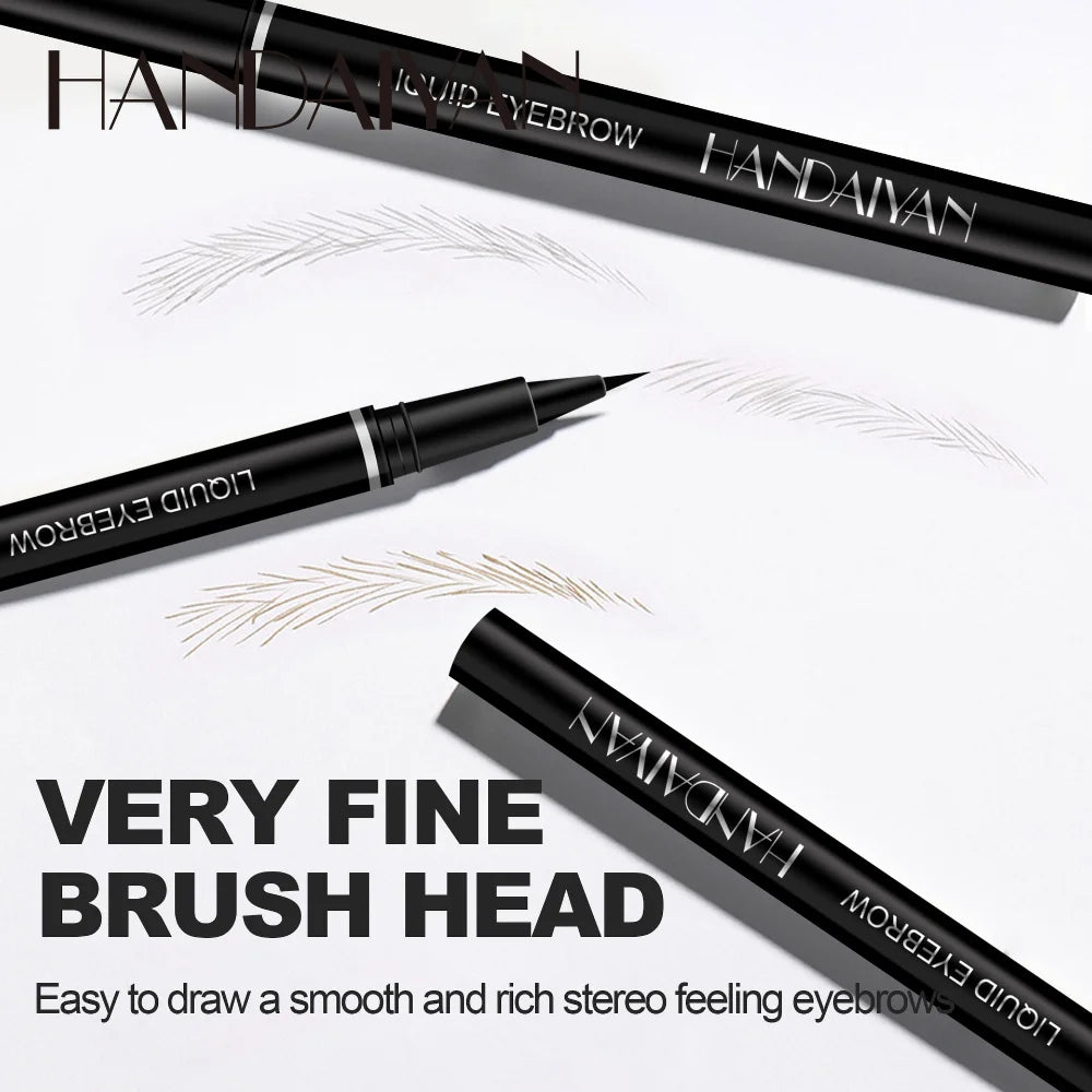 Natural Liquid Eyebrow Pencil Waterproof Long Lasting Ultra Thin Head Brown Eye Liner Pencil High Quality Eyes Make Up Cosmetics